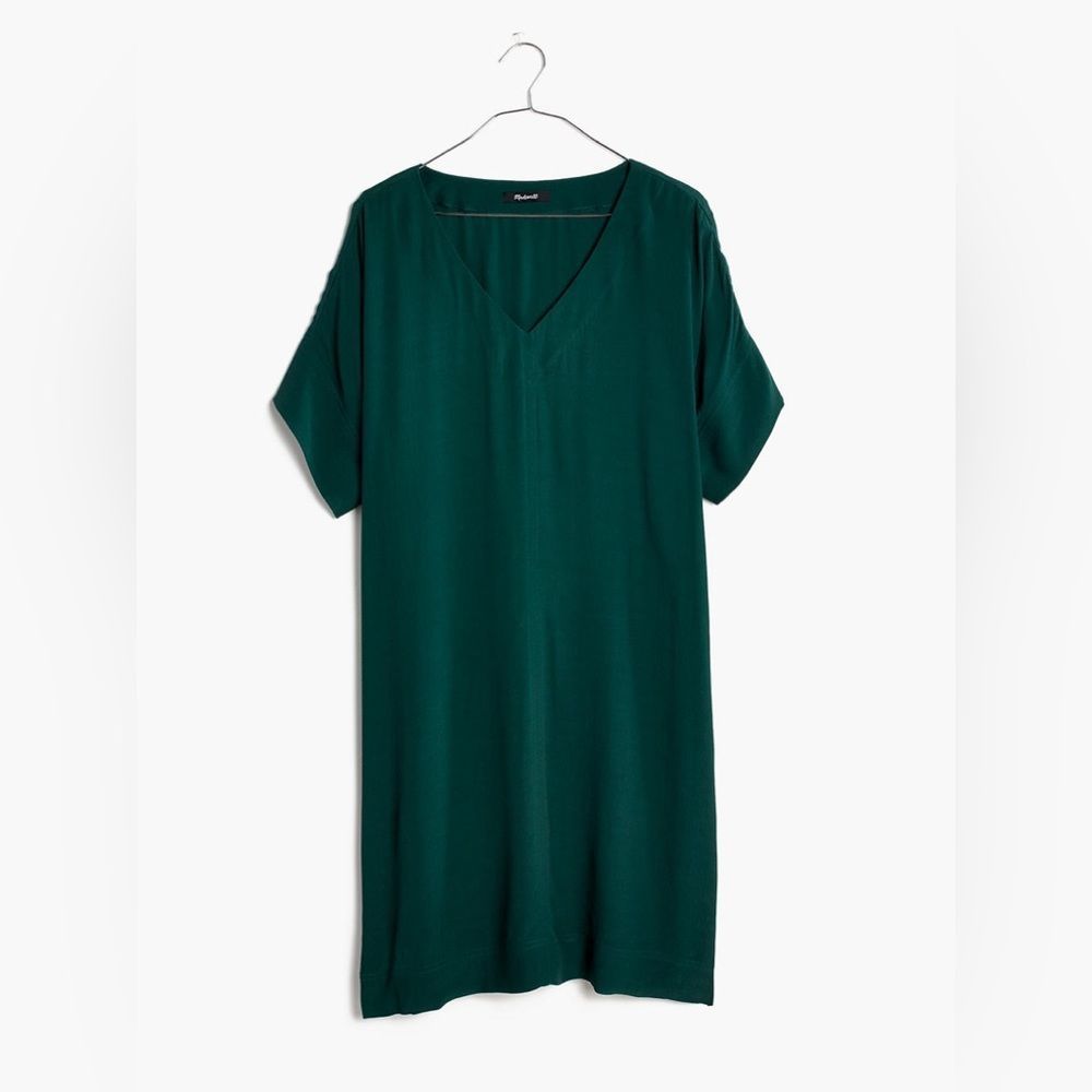Madewell Teal Shift Dress - Picture 4 of 6